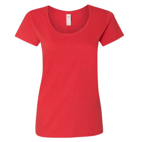 Softstyle™ Women’s Deep-Scoop Neck TShirt. Thumbnail