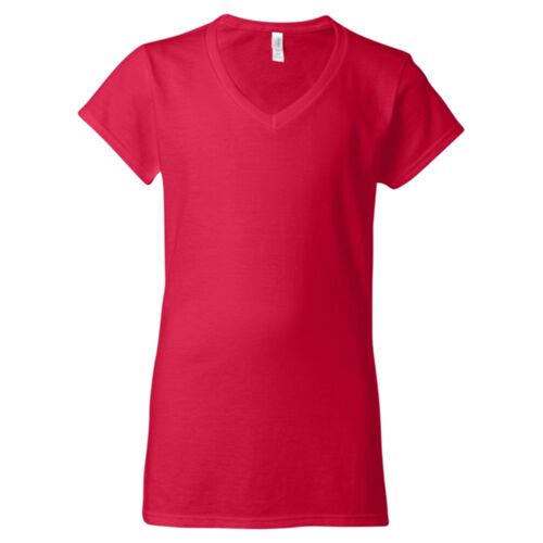 Softstyle™ Women’s V-Neck T Shirt. Thumbnail