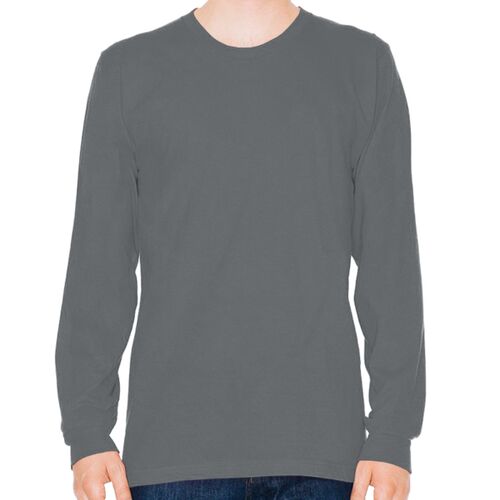 ™USA Made Unisex Fine-Jersey Long-Sleeve Tee. Thumbnail