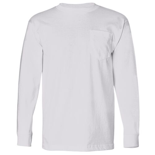 USA-Made Long Sleeve™ TShirt with a Pocket. Thumbnail