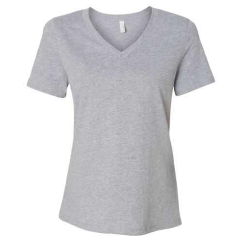 Women's ™Relaxed Heather CVC V Neck Tee Thumbnail