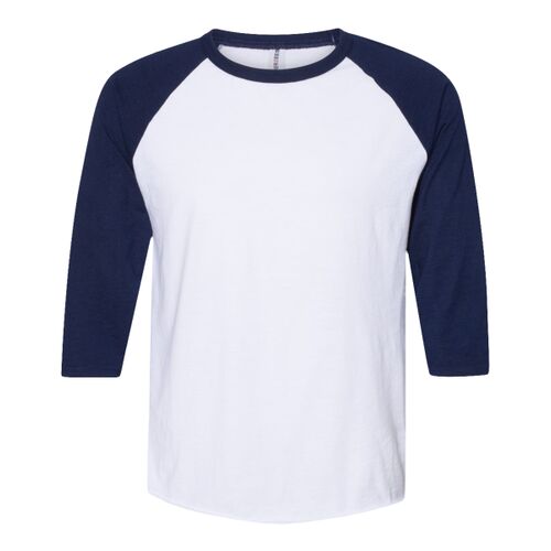 Premium-Blend Ringspun™ Three-Quarter Sleeve Raglan-Baseball T-Shirt. Thumbnail