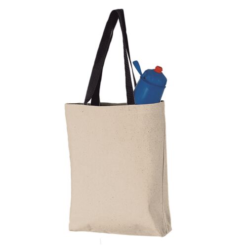  11L Canvas Tote With Color Handles™. Thumbnail