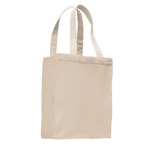 12L Canvas Gusset Shopping Tote Thumbnail