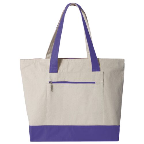  18.6L Canvas  Zipper™ Tote Thumbnail