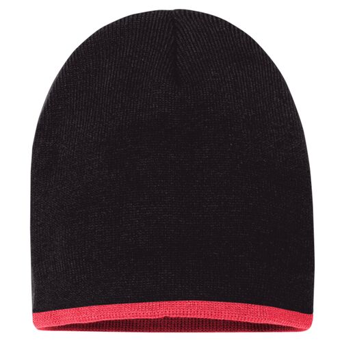 8  Bottom Striped Knit Beanie Thumbnail