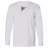 USA-Made Long Sleeve T-Shirt with a Pocket. Thumbnail