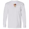 USA-Made Long Sleeve T-Shirt with a Pocket. Thumbnail