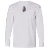 USA-Made Long Sleeve T-Shirt with a Pocket. Thumbnail