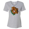 Women's Relaxed Heather CVC V-Neck Tee Thumbnail