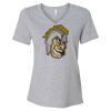 Women's Relaxed Heather CVC V-Neck Tee Thumbnail