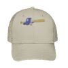 Cotton Blend Twill 6 Panel Low Profile Mesh Back Trucker Hat Thumbnail