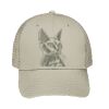 Cotton Blend Twill 6 Panel Low Profile Mesh Back Trucker Hat Thumbnail