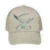 Cotton Blend Twill 6 Panel Low Profile Mesh Back Trucker Hat Thumbnail