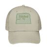 Cotton Blend Twill 6 Panel Low Profile Mesh Back Trucker Hat Thumbnail