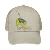 Cotton Blend Twill 6 Panel Low Profile Mesh Back Trucker Hat Thumbnail