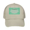 Cotton Blend Twill 6 Panel Low Profile Mesh Back Trucker Hat Thumbnail