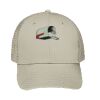 Cotton Blend Twill 6 Panel Low Profile Mesh Back Trucker Hat Thumbnail