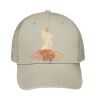 Cotton Blend Twill 6 Panel Low Profile Mesh Back Trucker Hat Thumbnail