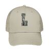 Cotton Blend Twill 6 Panel Low Profile Mesh Back Trucker Hat Thumbnail