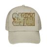 Cotton Blend Twill 6 Panel Low Profile Mesh Back Trucker Hat Thumbnail