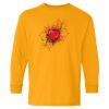Heavy Cotton Youth Long Sleeve T-Shirt. Thumbnail