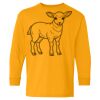 Heavy Cotton Youth Long Sleeve T-Shirt. Thumbnail
