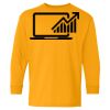 Heavy Cotton Youth Long Sleeve T-Shirt. Thumbnail