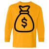 Heavy Cotton Youth Long Sleeve T-Shirt. Thumbnail