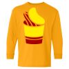 Heavy Cotton Youth Long Sleeve T-Shirt. Thumbnail