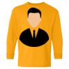 Heavy Cotton Youth Long Sleeve T-Shirt. Thumbnail