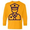 Heavy Cotton Youth Long Sleeve T-Shirt. Thumbnail