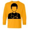 Heavy Cotton Youth Long Sleeve T-Shirt. Thumbnail