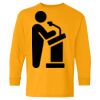 Heavy Cotton Youth Long Sleeve T-Shirt. Thumbnail
