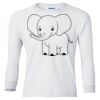 Ultra Cotton® Youth Long Sleeve T-Shirt. Thumbnail
