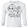 Ultra Cotton® Youth Long Sleeve T-Shirt. Thumbnail