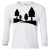 Ultra Cotton® Youth Long Sleeve T-Shirt. Thumbnail