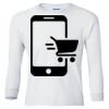 Ultra Cotton® Youth Long Sleeve T-Shirt. Thumbnail