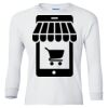 Ultra Cotton® Youth Long Sleeve T-Shirt. Thumbnail