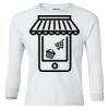 Ultra Cotton® Youth Long Sleeve T-Shirt. Thumbnail