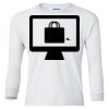 Ultra Cotton® Youth Long Sleeve T-Shirt. Thumbnail