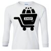 Ultra Cotton® Youth Long Sleeve T-Shirt. Thumbnail