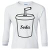 Ultra Cotton® Youth Long Sleeve T-Shirt. Thumbnail