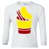 Ultra Cotton® Youth Long Sleeve T-Shirt. Thumbnail
