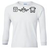 Ultra Cotton® Youth Long Sleeve T-Shirt. Thumbnail