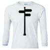 Ultra Cotton® Youth Long Sleeve T-Shirt. Thumbnail
