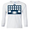 Ultra Cotton® Youth Long Sleeve T-Shirt. Thumbnail