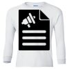 Ultra Cotton® Youth Long Sleeve T-Shirt. Thumbnail