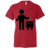 Youth Short Sleeve Crewneck Jersey Tee. Thumbnail